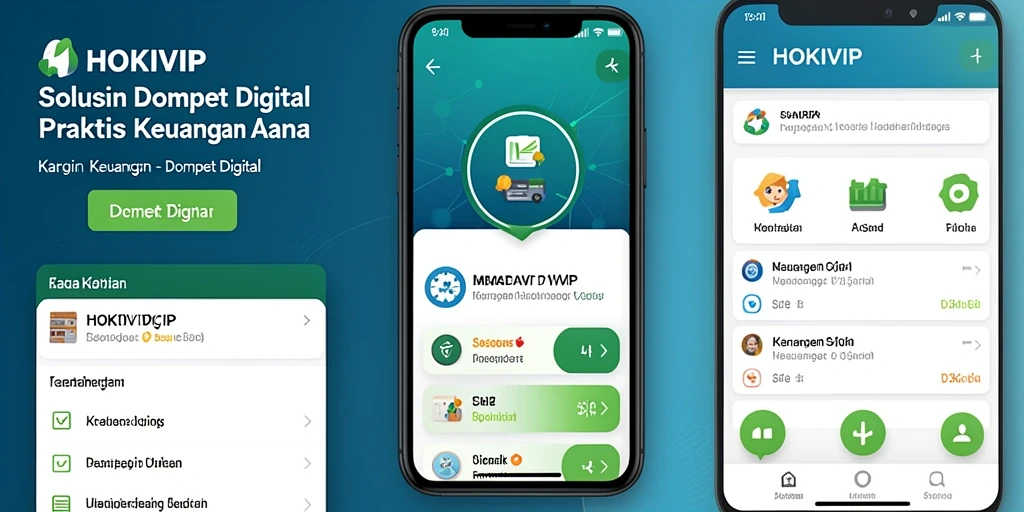Tampilan antarmuka pengguna HOKIVIP yang modern dan mudah digunakan.