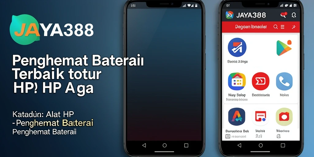 Tampilan utama JAYA388 dengan fungsi penghemat baterai yang intuitif.