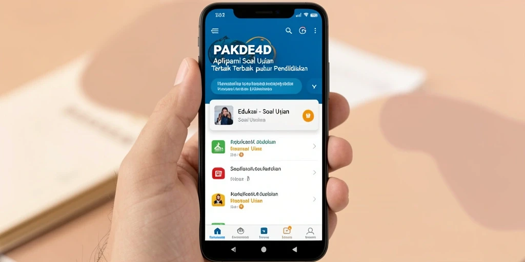 Tampilan antarmuka pengguna PAKDE4D yang intuitif dan sederhana.