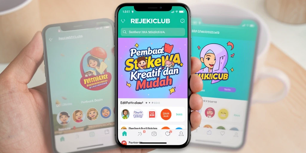 Tampilan antarmuka REJEKICLUB yang sederhana dan mudah digunakan.