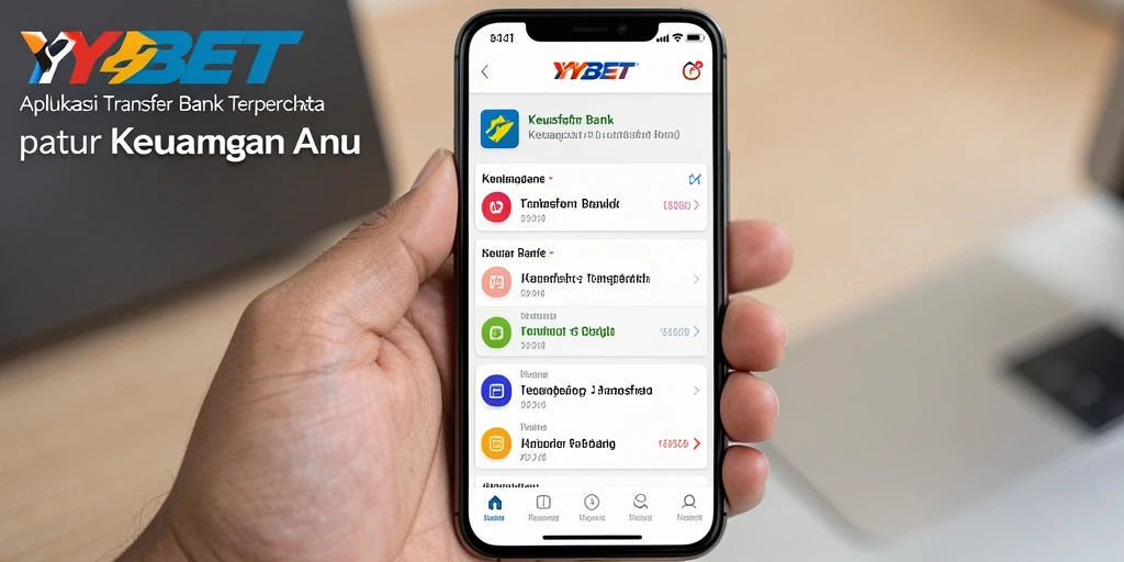 Antarmuka aplikasi YYBET yang sederhana dan efisien untuk transfer bank.